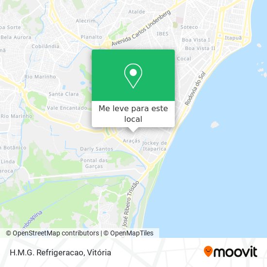 H.M.G. Refrigeracao mapa