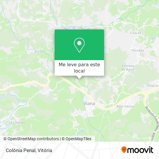 Colônia Penal mapa