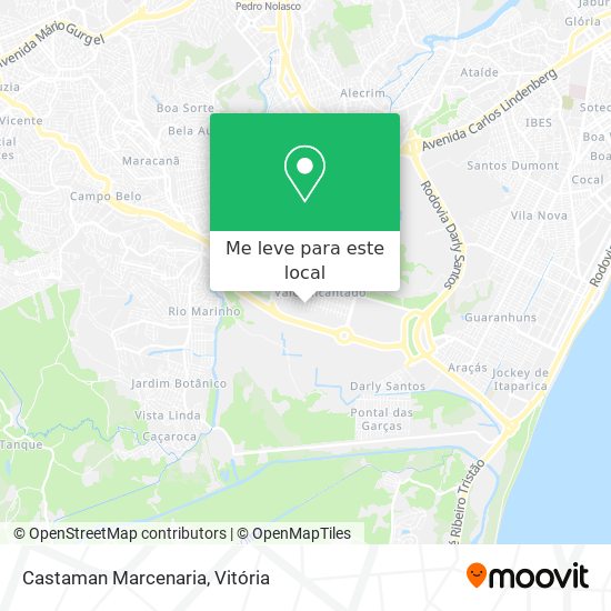 Castaman Marcenaria mapa