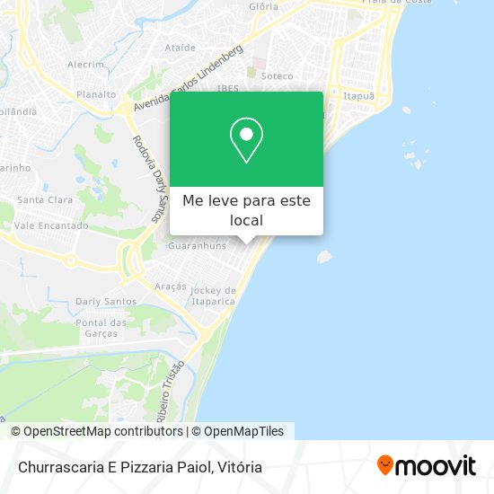 Churrascaria E Pizzaria Paiol mapa