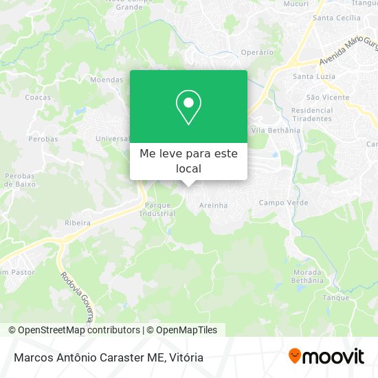 Marcos Antônio Caraster ME mapa