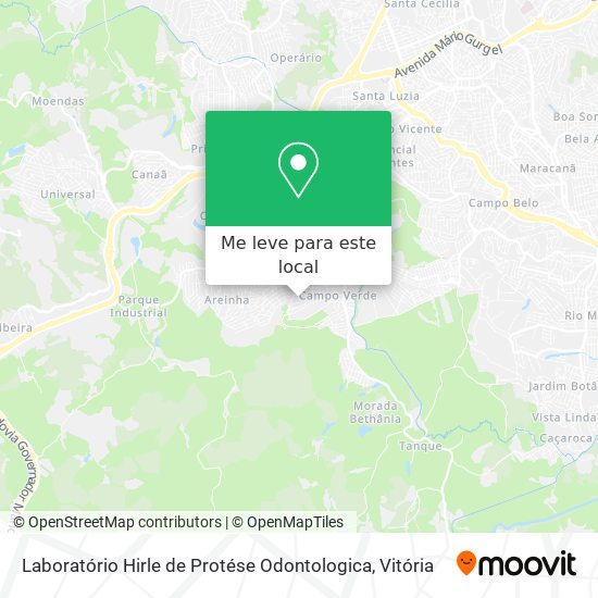 Laboratório Hirle de Protése Odontologica mapa
