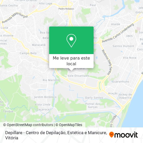 Depillare - Centro de Depilação, Estética e Manicure mapa
