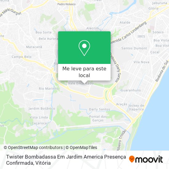 Twister Bombadassa Em Jardim America Presença Confirmada mapa