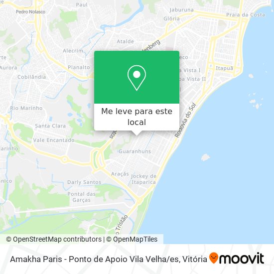 Amakha Paris - Ponto de Apoio Vila Velha / es mapa