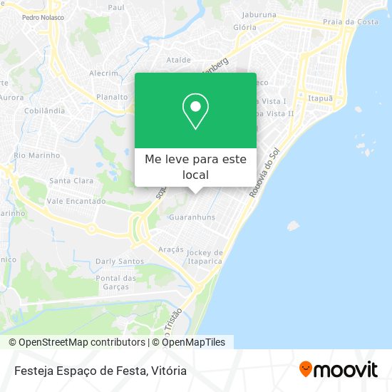 Festeja Espaço de Festa mapa