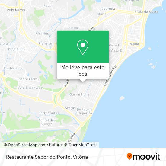 Restaurante Sabor do Ponto mapa