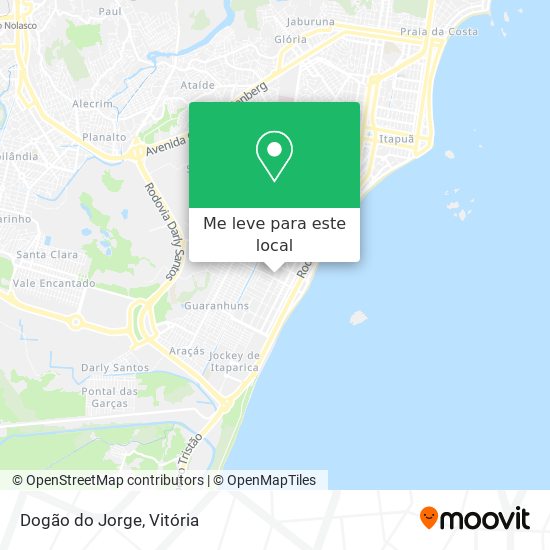 Dogão do Jorge mapa