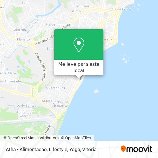 Atha - Alimentacao, Lifestyle, Yoga mapa