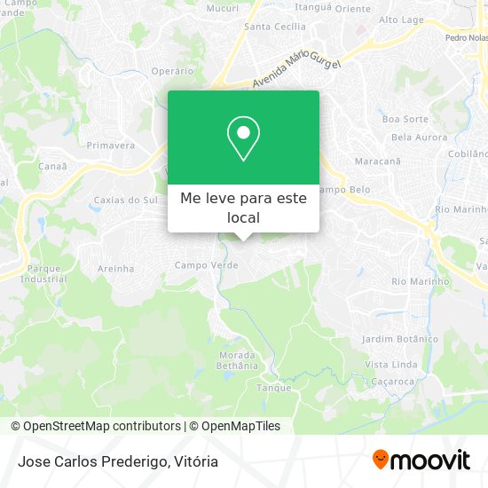 Jose Carlos Prederigo mapa