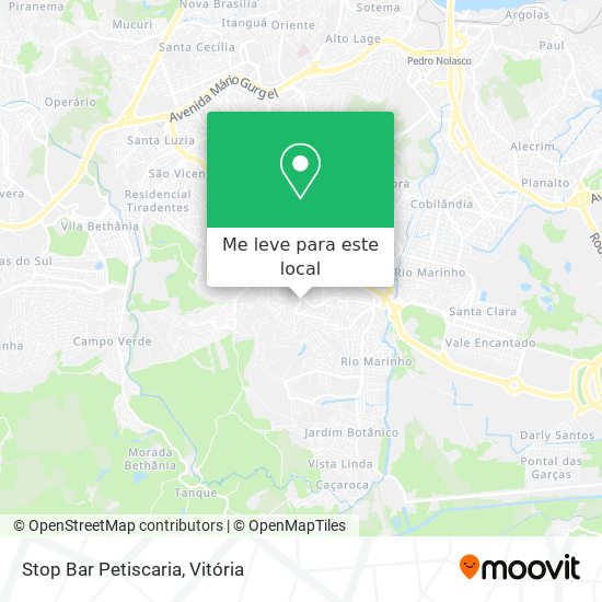 Stop Bar Petiscaria mapa