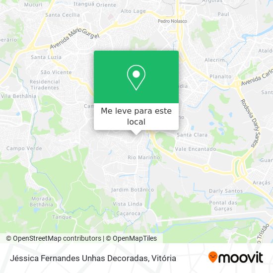 Jéssica Fernandes Unhas Decoradas mapa