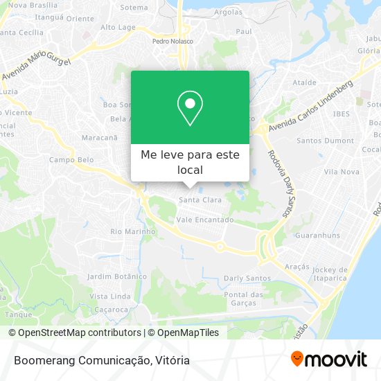 Boomerang Comunicação mapa