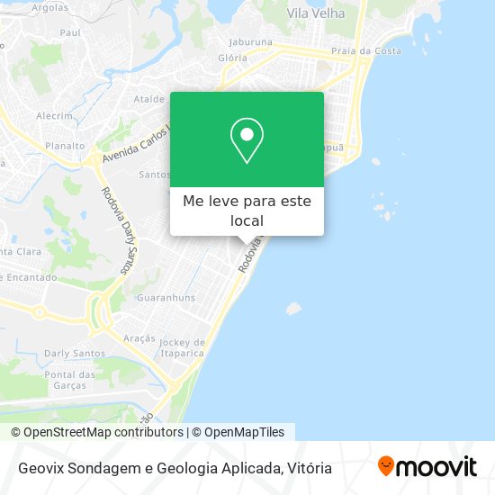 Geovix Sondagem e Geologia Aplicada mapa
