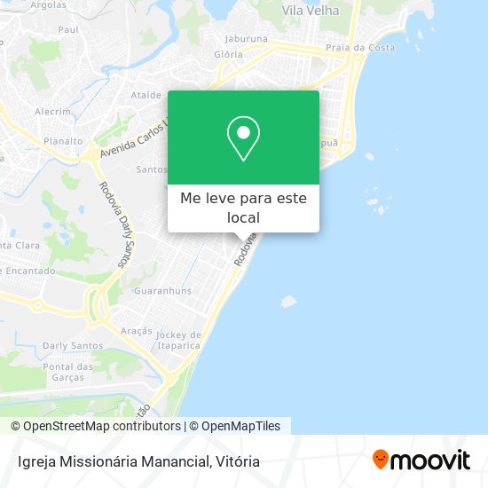 Igreja Missionária Manancial mapa