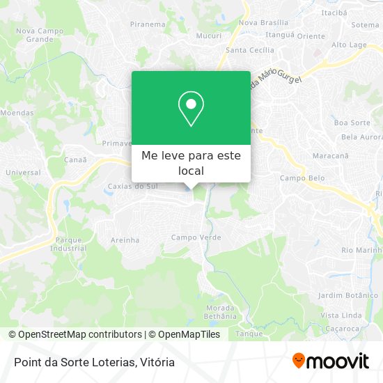 Point da Sorte Loterias mapa