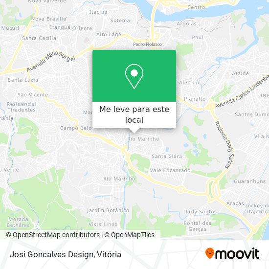 Josi Goncalves Design mapa