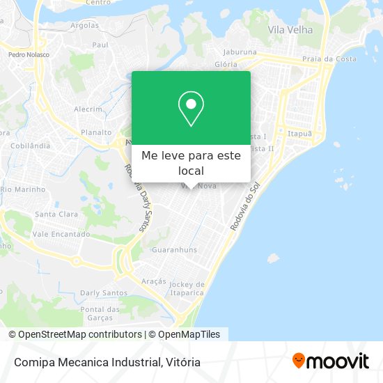 Comipa Mecanica Industrial mapa