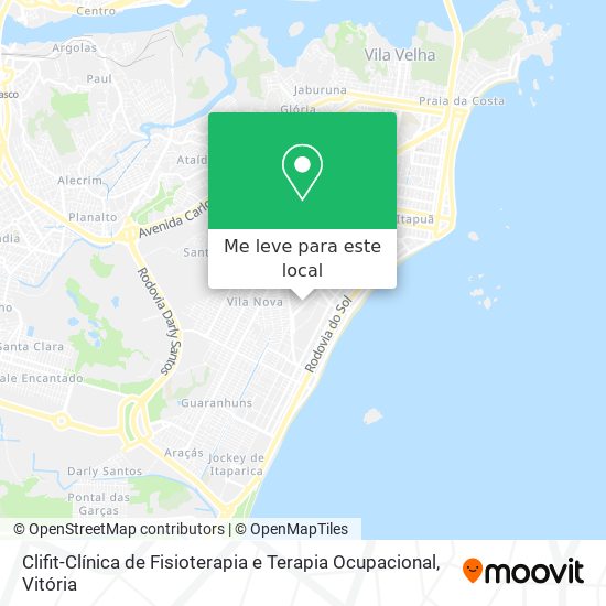 Clifit-Clínica de Fisioterapia e Terapia Ocupacional mapa
