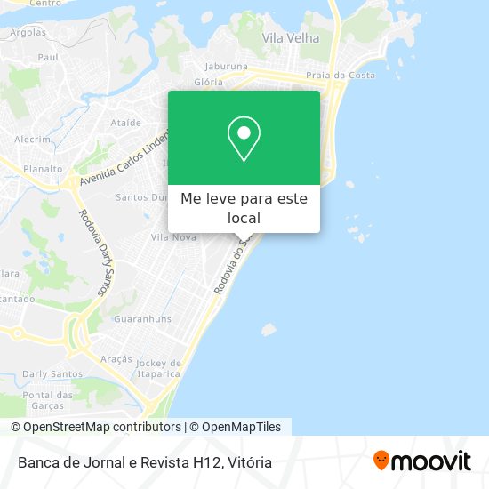 Banca de Jornal e Revista H12 mapa