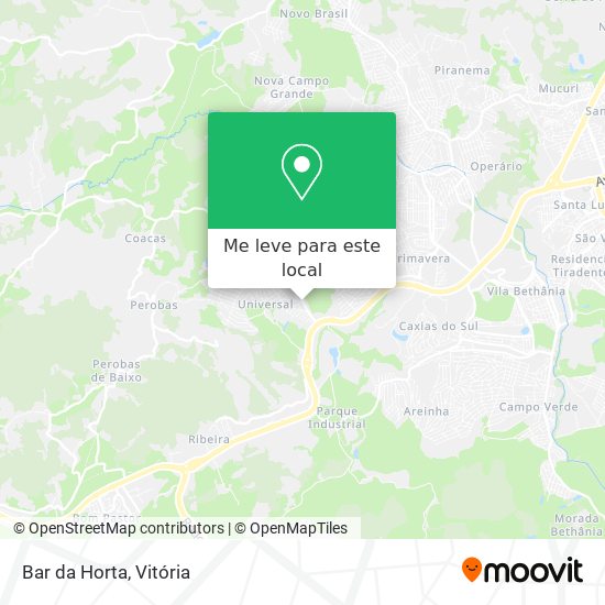 Bar da Horta mapa