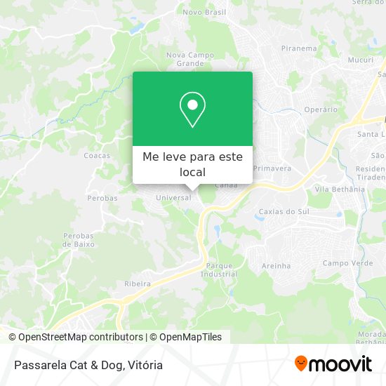 Passarela Cat & Dog mapa