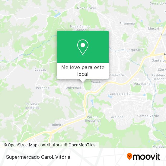 Supermercado Carol mapa