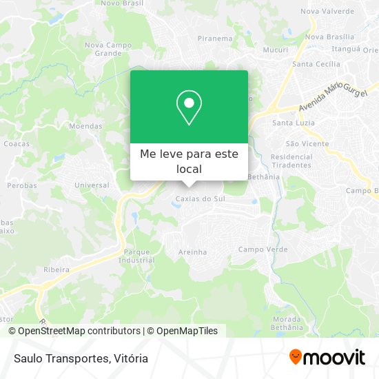 Saulo Transportes mapa