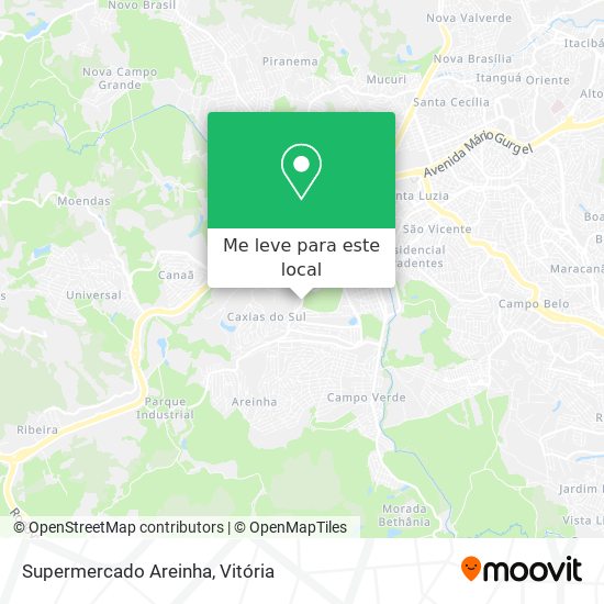 Supermercado Areinha mapa