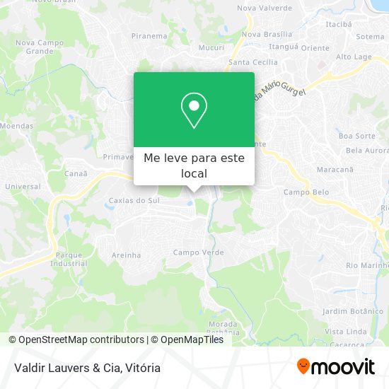 Valdir Lauvers & Cia mapa
