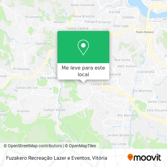 Fuzakero Recreação Lazer e Eventos mapa