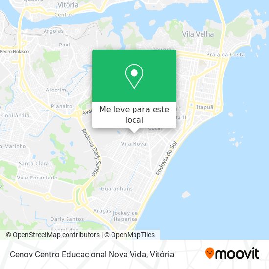 Cenov Centro Educacional Nova Vida mapa