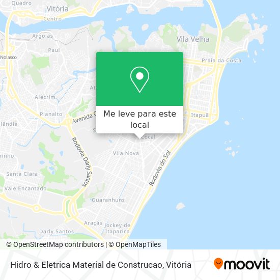 Hidro & Eletrica Material de Construcao mapa