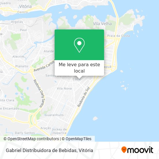 Gabriel Distribuidora de Bebidas mapa