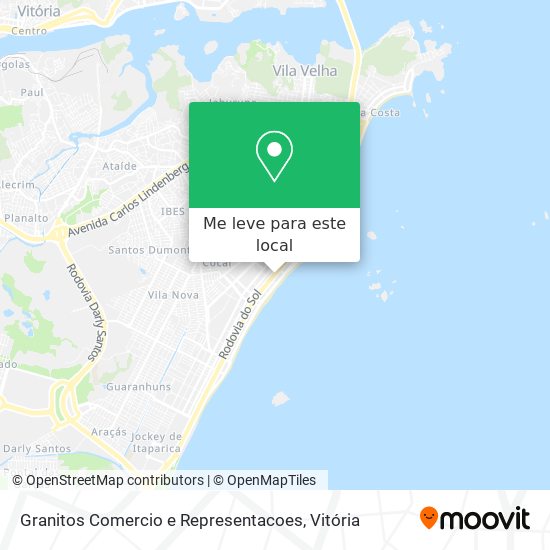 Granitos Comercio e Representacoes mapa