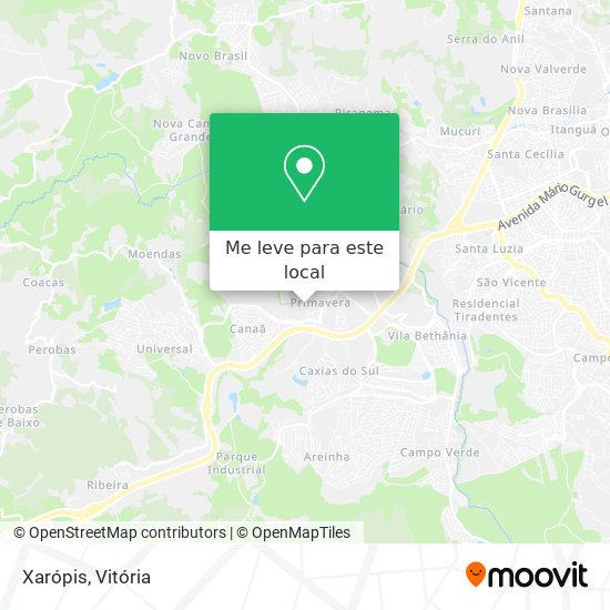 Xarópis mapa