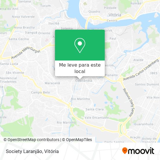 Society Laranjão mapa