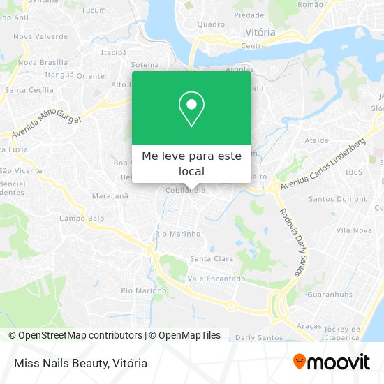Miss Nails Beauty mapa
