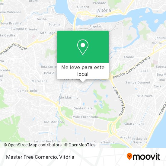 Master Free Comercio mapa