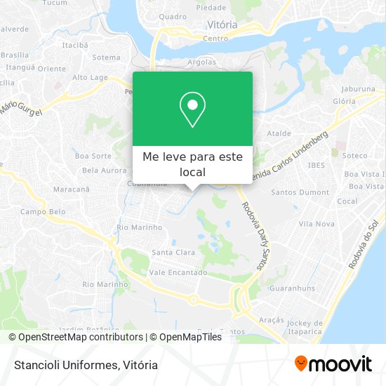 Stancioli Uniformes mapa
