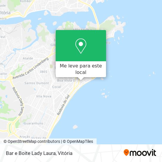 Bar e Boite Lady Laura mapa