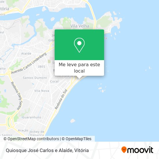 Quiosque José Carlos e Alaíde mapa