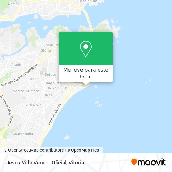 Jesus Vida Verão - Oficial mapa