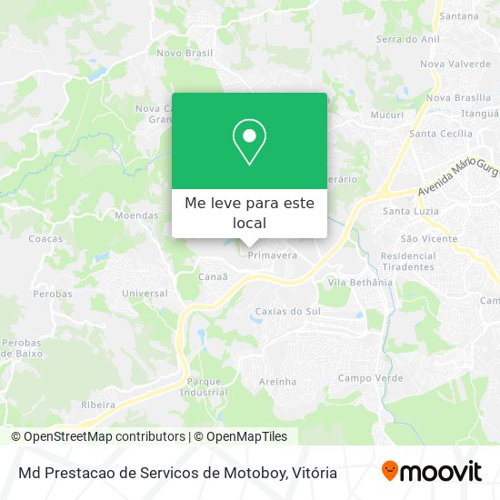 Md Prestacao de Servicos de Motoboy mapa