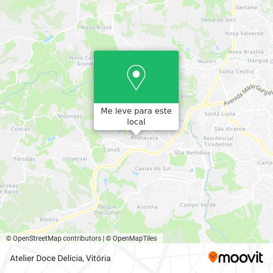 Atelier Doce Delícia mapa