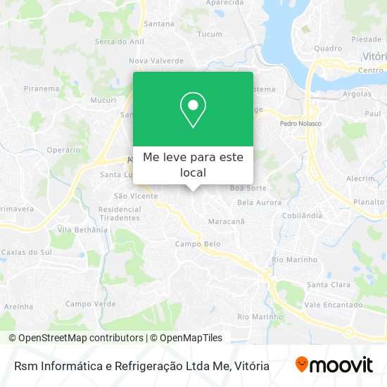 Rsm Informática e Refrigeração Ltda Me mapa