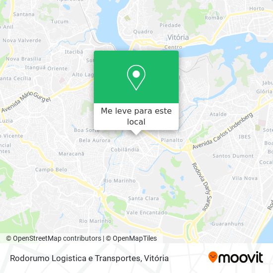 Rodorumo Logistica e Transportes mapa