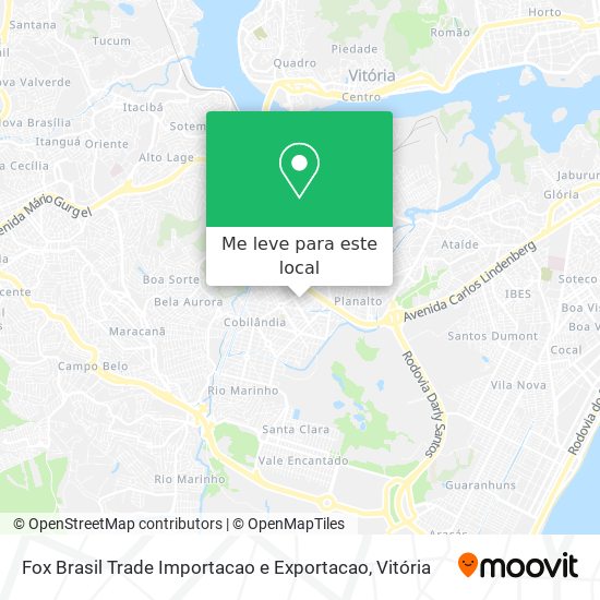 Fox Brasil Trade Importacao e Exportacao mapa