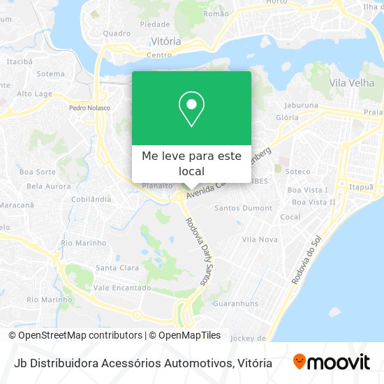 Jb Distribuidora Acessórios Automotivos mapa