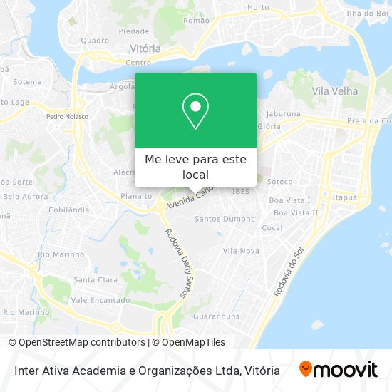 Inter Ativa Academia e Organizações Ltda mapa